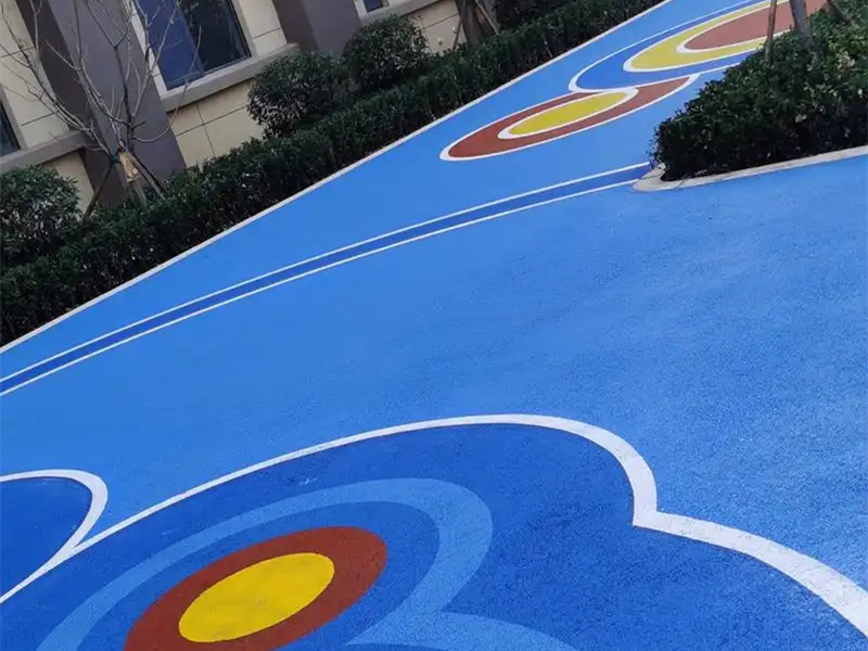 小区路面改色